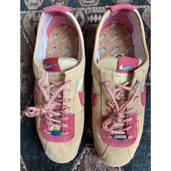 Nike Cortez x UNION LA “Sesame” Men’s Size 11.5 Sneakers Suede Canvas Retro Coll - Picture 6 of 8